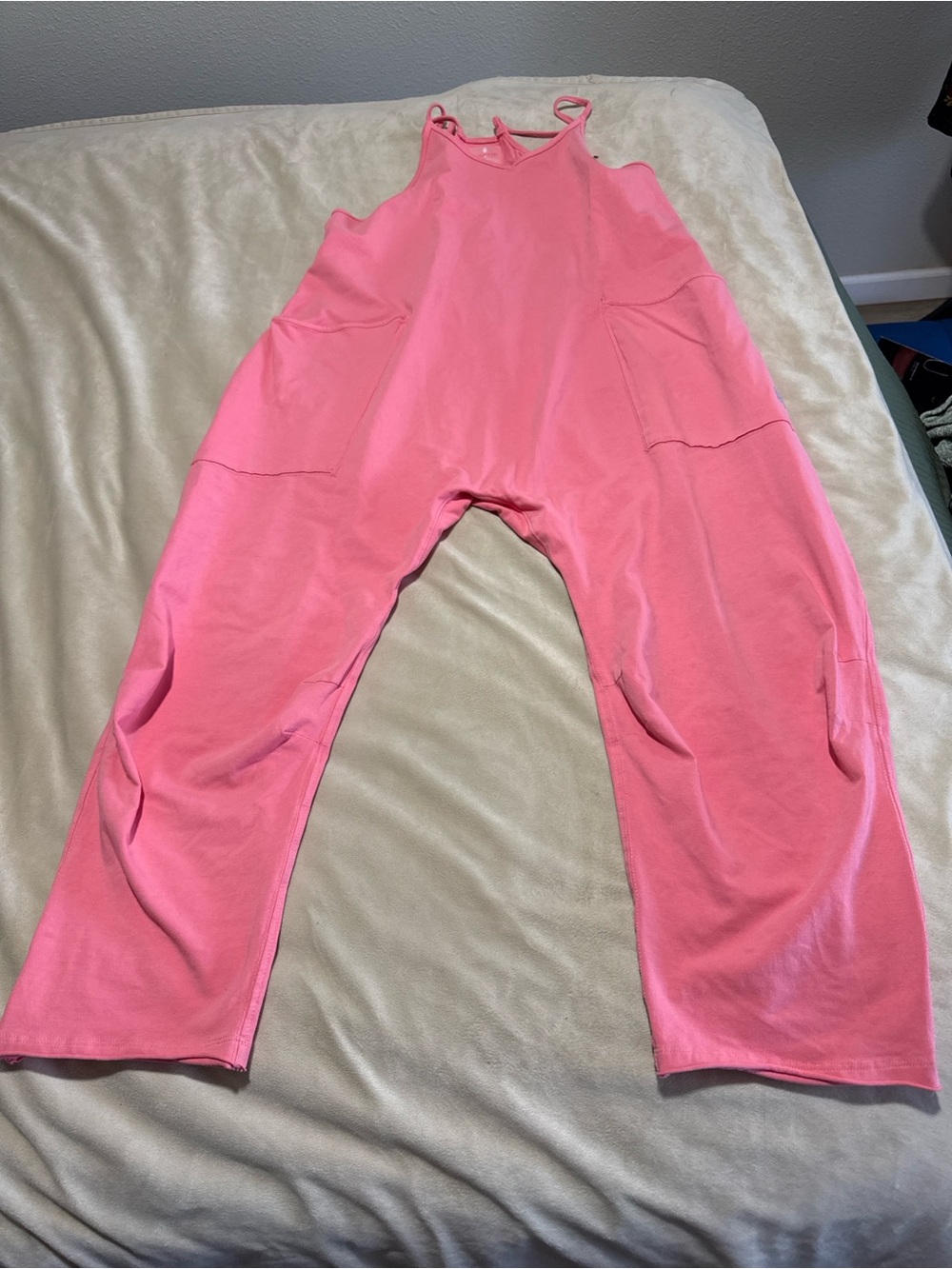 Women’s ' Pink Cotton Jumper Overalls